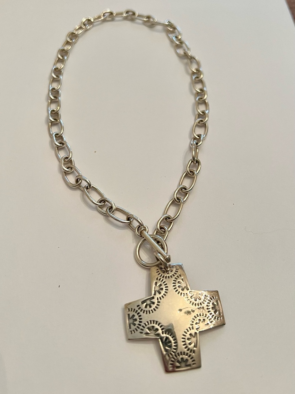 *Vintage* Silpada | Virtuosity Cross Necklace - Picture 3 of 5